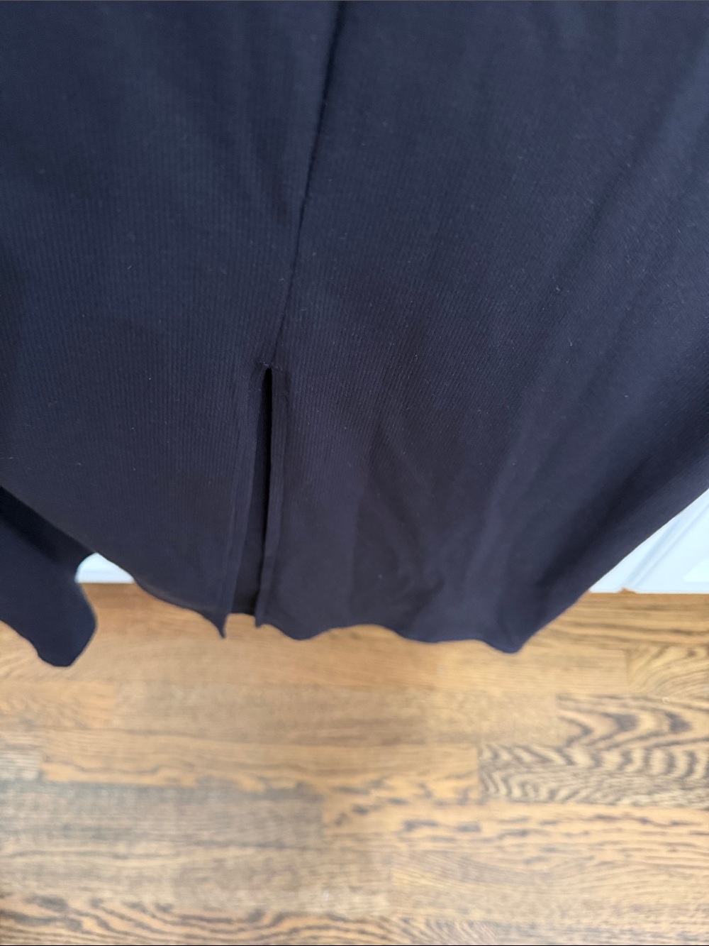 Athleta Black Ribbed Tank Maxi - Picture 6 of 6